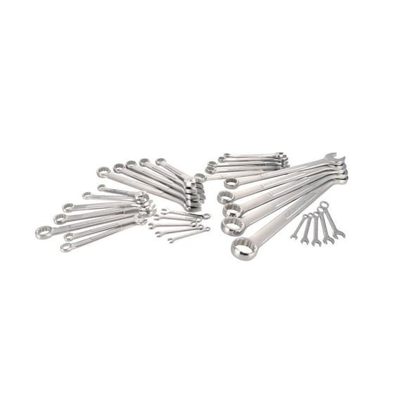 1PC Craftsman Craftsman CMMT12080 Metric & SAE Combination Wrench Set, Silver