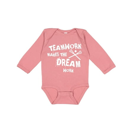 

Inktastic Lacrosse Teamwork Gift Baby Boy or Baby Girl Long Sleeve Bodysuit