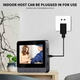 thumbnail image 4 of Egmy Video Door Bell Camera Wireless,Visual Intercom Doorbell for Home Use with Screen Wireless Intelligent High-definition Video Monitoring Voice Dingdong,Smart Wireless Video Doorbell with Chime, 4 of 9