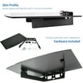 VIVO Floating Wall Mount 14" Tempered Glass Shelf for DVD Player, Game System, Audio