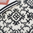 thumbnail image 6 of SAFAVIEH Blossom Cletus Geometric Wool Area Rug, Ivory/Black, 9' x 12', 6 of 11