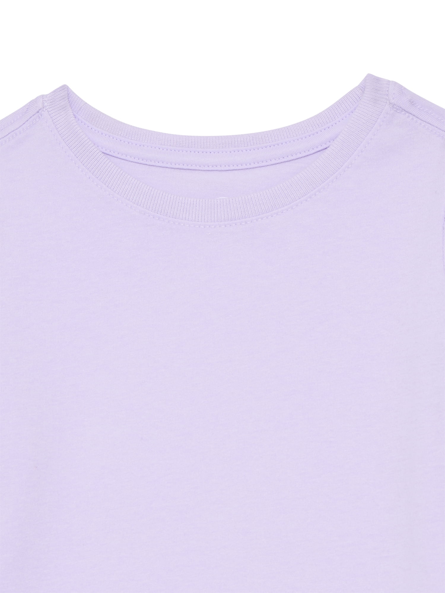 Wonder Nation Toddler Girls Tee with Short Sleeves, Sizes 18M-5T