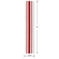 thumbnail image 3 of Gwen Studios 3/8" Grosgrain Ribbon, White with Red Taffy Stripes, 3 Yards, 3 of 4