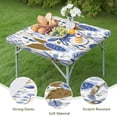 thumbnail image 4 of Washable Fabric Bohemian Design Table Cover with Elastic Hem for Indoor Outdoor Table Protection, 4 of 6