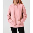 thumbnail image 6 of MLDRA Hoodies for Women, Fall Crewneck Womens Hoodies Sweatshirt for Women 2025 Waffle Knit Pullover with Pockets, Essentials Hoodie Casual Long Sleeve Drawstring, 6 of 9