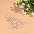 thumbnail image 4 of 3PCS Long Handle Glass Tea Spoons Tableware Clear Coffee Stirring Spoons Flatware for Home Kitchen, 4 of 4