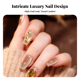 thumbnail image 3 of Abbraccia Uñas postizas radianty gaze trapezoide removibles milk mocha, 3 of 6