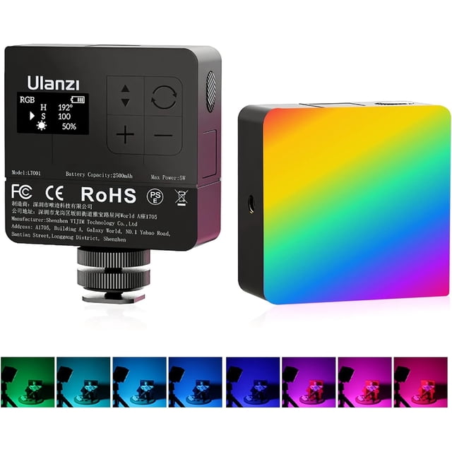 Cámara LED recargable RGB Video Light ULANZI VL49 Pro