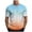 D382/C, variant on Mens T Shirts Gradient Print Short Sleeve T Shirt Casual Crew Neck With Stylish Color Transition Design For Daily Wear Classic Tee