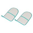 thumbnail image 4 of 2x Guantes de planchación de guantes Vaporizador de planchado Guantes de planchado impermeabilizado Manga de plancha de planchado Mittenas protectores gris claro, 4 of 8