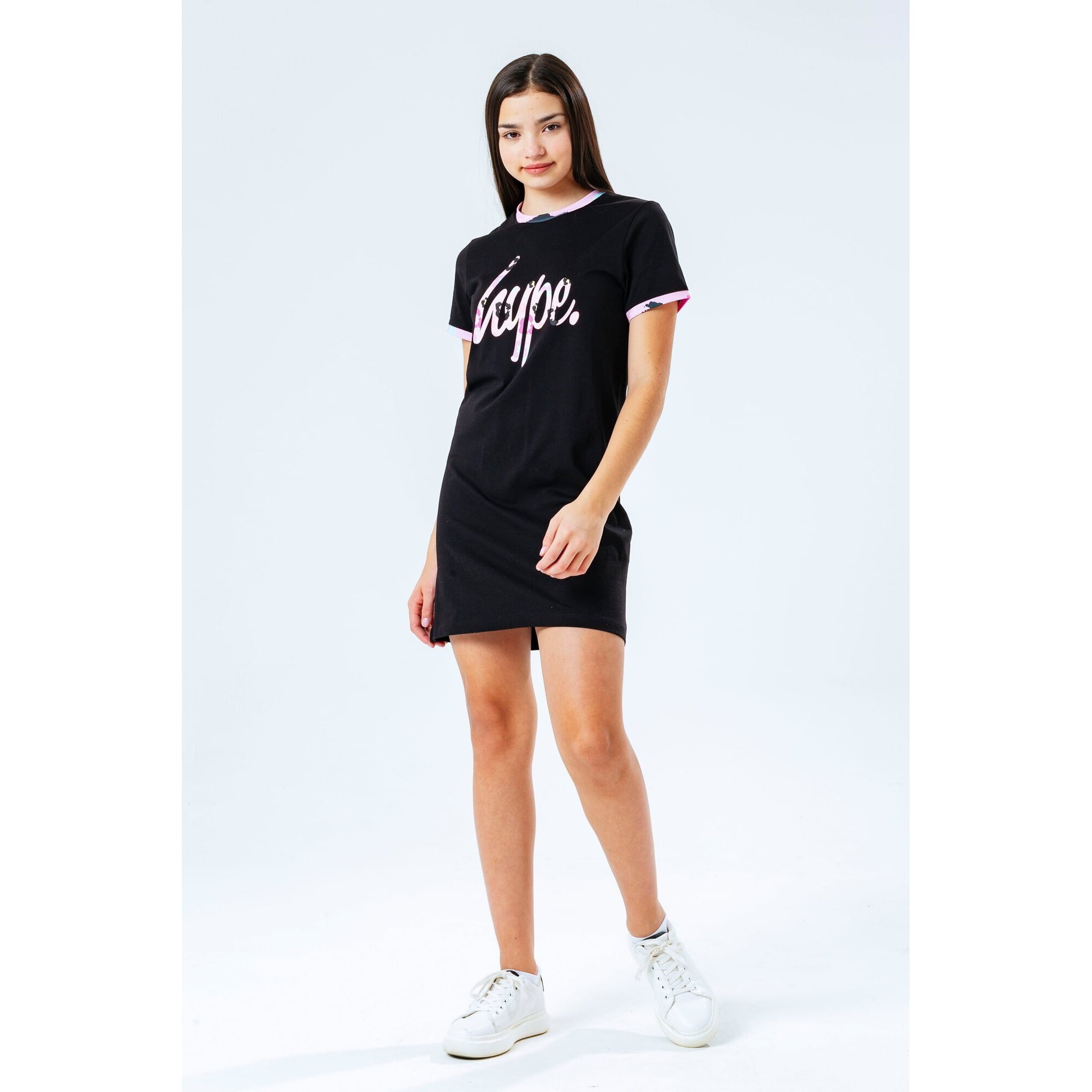 Hype Girls hype black play suit age 11-12 