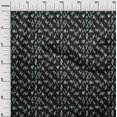 thumbnail image 3 of oneOone Polyester Spandex Black Fabric Brush Stroke Sewing Craft Projects Fabric Prints By Yard 56 Inch Wide, 3 of 5