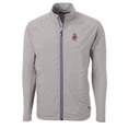 thumbnail image 2 of Men's Cutter & Buck Gray Washington State Cougars Adapt Eco Knit Hybrid Recycled Big & Tall Full-Zip Jacket, 2 of 3