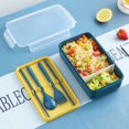 thumbnail image 3 of POINTERTECK Lunch Box 1 Set Lunch Box with Lid Leakproof Plastic Separate Compartments Bento Case Household Supplies, 3 of 6