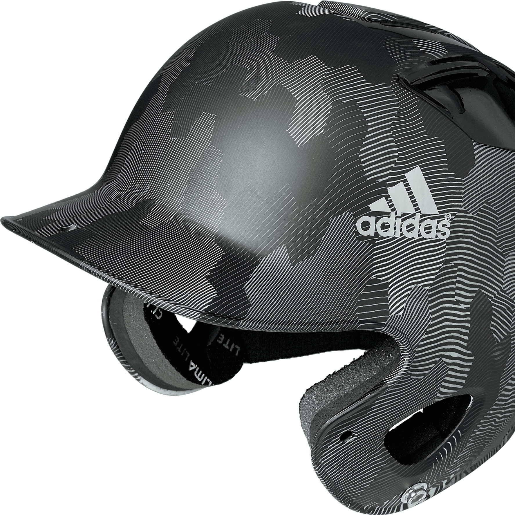 adidas OSFM Camo Batting Helmet, Black 