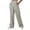 Light Ashy, variant on CPNG Girls' Fashion Cargo Pants Elastic Waist Wide Leg Baggy Casual Cargo Sweatpants Multi-Pocket Jogger(Navy,8-9 Years)