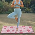 thumbnail image 5 of XYZCANDO Floral Print Sweat Absorption Car Seat Towel Covers for Picnic Hiking Swimming, Soft Washable Car Towel Cushion Cover, 5 of 11