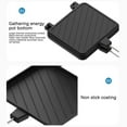 thumbnail image 6 of Breakfast Sandwich Maker Panini Press Grilled Cheese Toaster Nonstick Griddle Cooker with Removable Plates for Omelets Pancakes Frittatas, 6 of 8
