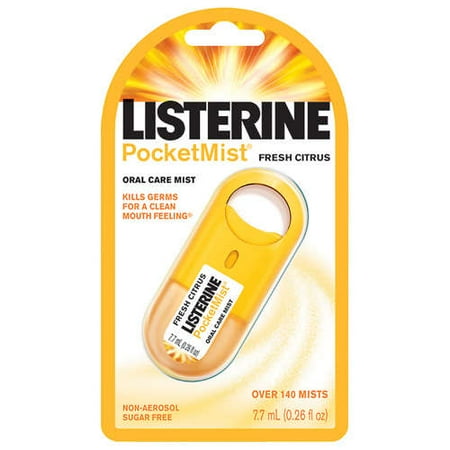 Listerine®: Fresh Citrus 0.26 Fl Oz. Pocketmist Oral Care Mist, 1 ct