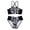 X1Black, variant on lnmuld Girls Swimsuit High-Performance Athletic Two-Piece Beach Swimsuit for Girls Youth Sportswear Size:8 Years