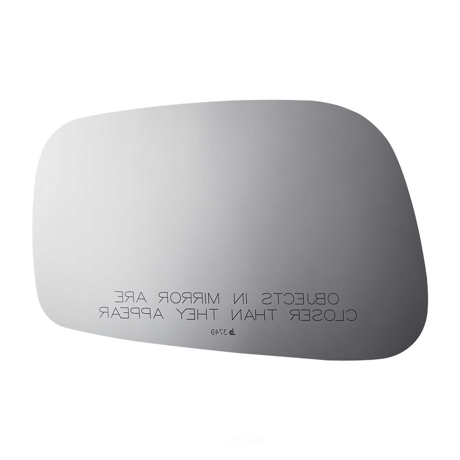 Burco Side View Mirror Replacement Glass - Clear Glass - 3749