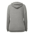 thumbnail image 6 of Favoffer Kids Ribbed Hooded Sweatshirt Boys Girls Long Sleeve Top with Pockets Toddler 4-14Y, 6 of 7