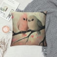thumbnail image 2 of Orinice Hearts Graphic Decorative Throw Pillow Cover for Home Couch Living Room Bed Sofa - Short Plush Material - Invisible Zipper Design - Indoor Use - 1PC 24x24in, 2 of 5