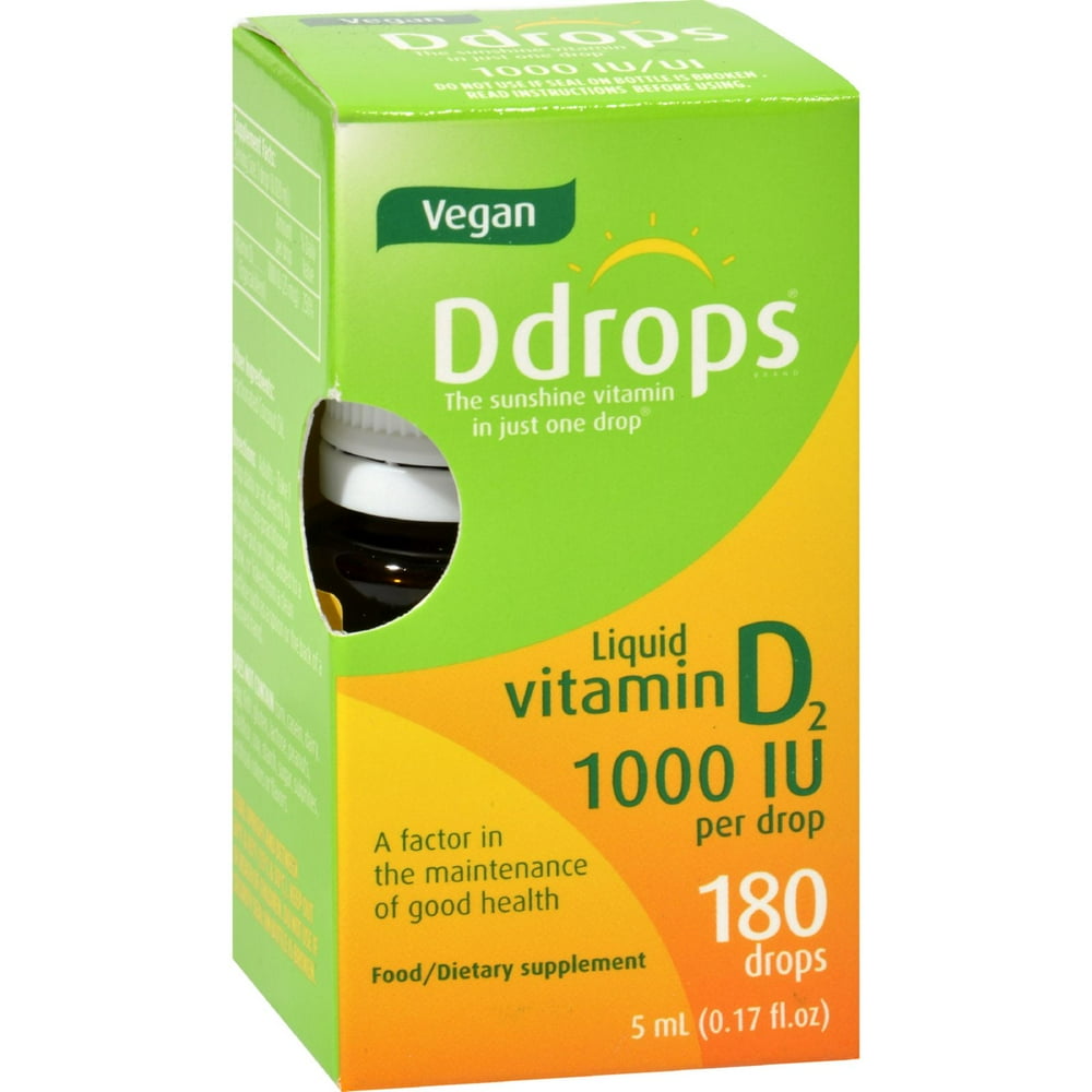 D Drops Vitamin D Drops 1000 Iu 180 Drops .17 Oz
