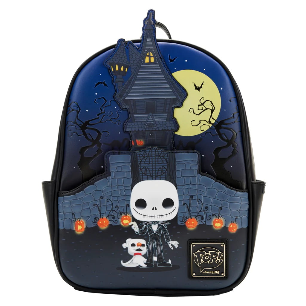 Exclusive Nightmare Before Christmas Jack Skellington and Sally Hearts Small  Adult Mini-Backpack - Walmart.com