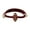 Claret, variant on Minimalist Men's Bracelet With Rugby On Adjustable Milans Cord Casual Wear