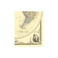 thumbnail image 2 of Historic Map - Western Hemisphere - Baskin 1876 - Vintage Wall Art, 2 of 4