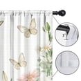 thumbnail image 4 of Blackout Kids Curtains,Flowers and Butterflies Childrens Insulated Curtains Set Of 2,Bedroom Essentials,Toddler Room Decor 52x63in(132x160cm), 4 of 4