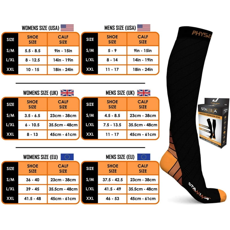 Buy Physix Gear Sport Compression Calf Sleeves for Men & Women (20-30mmhg)  - Best Footless Compression Socks for Shin Splints, Running, Leg Pain,  Nurses & Maternity Pregnancy - Increase Blood Circulation Online