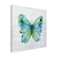 thumbnail image 3 of Canvas Wall Art - Jean Plout 'Elegant Butterfly A' Wall Art for Living Room, Bedroom, or Office Décor by Trademark Fine Art - 24 x 24 Inches, 3 of 4
