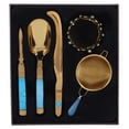 thumbnail image 1 of Juego de accesorios para ceremonia del té, acero inoxidable 304, cuchara de té, aguja, clip para té, filtro de té y soporte para filtro de té en forma de corona., 1 of 10