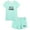 Green, variant on Beezizac 2-Piece Girls Pajama Set for Summer Stripe & Glittering Pjs, Size 6-16