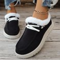 thumbnail image 5 of Women's Winter Fleece Lined Walking Shoes, Warm Lace Up Breathable Upper Non Slip Sole, Cozy Cotton Sneakers for Cold Weather Daily Wear, 5 of 6