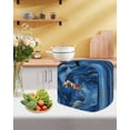thumbnail image 5 of Blue Marble Stand Mixer Dust Cover with Storage Pocket & Handles, Ink Painting Modern Ombre Abstract Fits All Tilt Head & Bowl Lift Kitchen Appliance Cover Organizer Bag Accessories, 4.5-5 Quart, 5 of 6