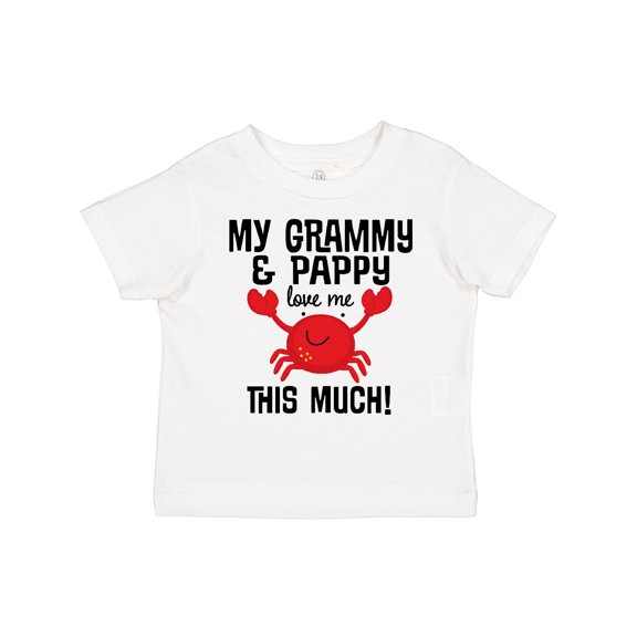 Inktastic Grammy and Pappy Love Me Boys or Girls Toddler T-Shirt