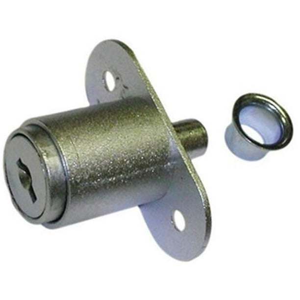 Plunger Disc Tumbler Lock Dull Chrome