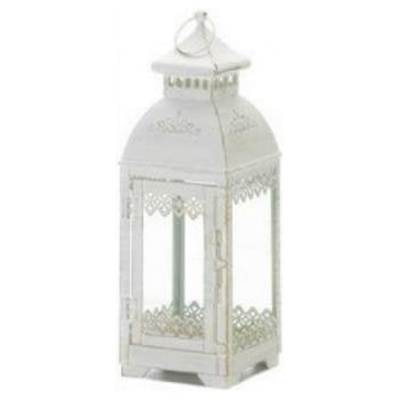 Gallery of Light 10018612 Lanterne en Dentelle Style Victorien, Blanc