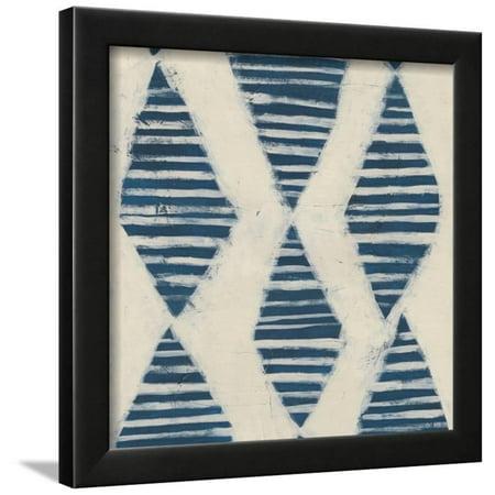 Indigo Signals VII Framed Print Wall Art By June Erica Vess