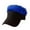Blue, variant on freneci Men's Novelty Spiked Hair Visor with Wig Peaked Baseball Hat for Photography Brown