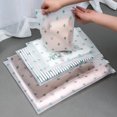 thumbnail image 5 of 10 piezas Organizador de viaje Bolsa de almacenamiento con cierre hermético Cremallera de plástico Translúcida Caja con cierre hermético para ropa interior Organizador de embalaje impermeable, 5 of 5