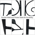thumbnail image 4 of Amagabeli 2 Pack Black Garden Trellis for Climbing Plants 46" x 15" Black Sturdy Iron Potted Support Vines Vegetable Flower Patio Metal Wire Lattices Grid Trellises for Grape Cucumber Clematis, 4 of 8