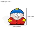 thumbnail image 2 of 7-Piece Cartoon Town Character Enamel Pin Set - Satirical Style Collectible Badges for Jackets & Collections, 2 of 8