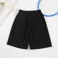 thumbnail image 6 of KICILVS Boys Sweat Shorts with Cargo Pockets Elastic Waist Summer Casual Shorts for Everyday Lounge Wear Daily Bottoms 3-12 Years, 6 of 6