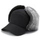 thumbnail image 4 of Gorro de invierno con cubierta para la cara, forro polar grueso a prueba de viento, gorro cálido con orejeras, gorro térmico, calentador de orejas para hombres, ciclismo al aire libre, esquí, 4 of 5