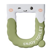 Soft Toilet Seat Elongated Four Season Toilet Seat With Warm And Washable Handle Household Washable EVA Toilet Seat Cushion