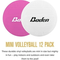 12-Pack 4-Inch  Volleyballs with Pump - Great for Gifts, Awards & Pool